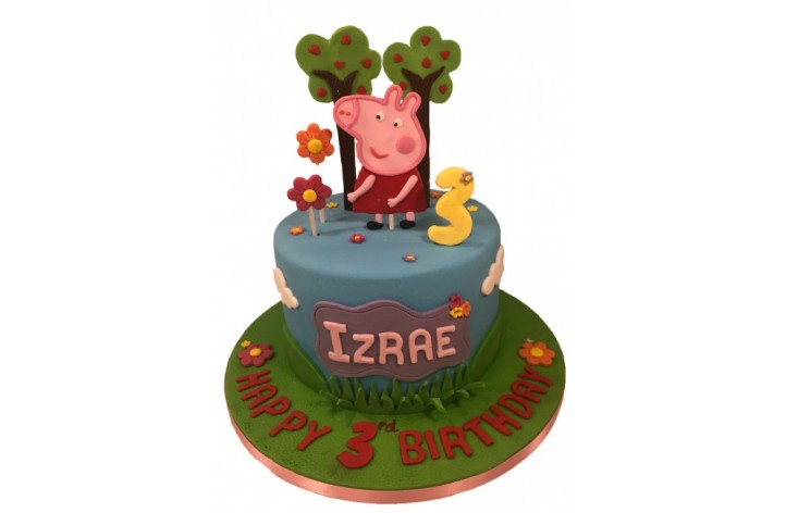 Peppa Pig Scene Cake